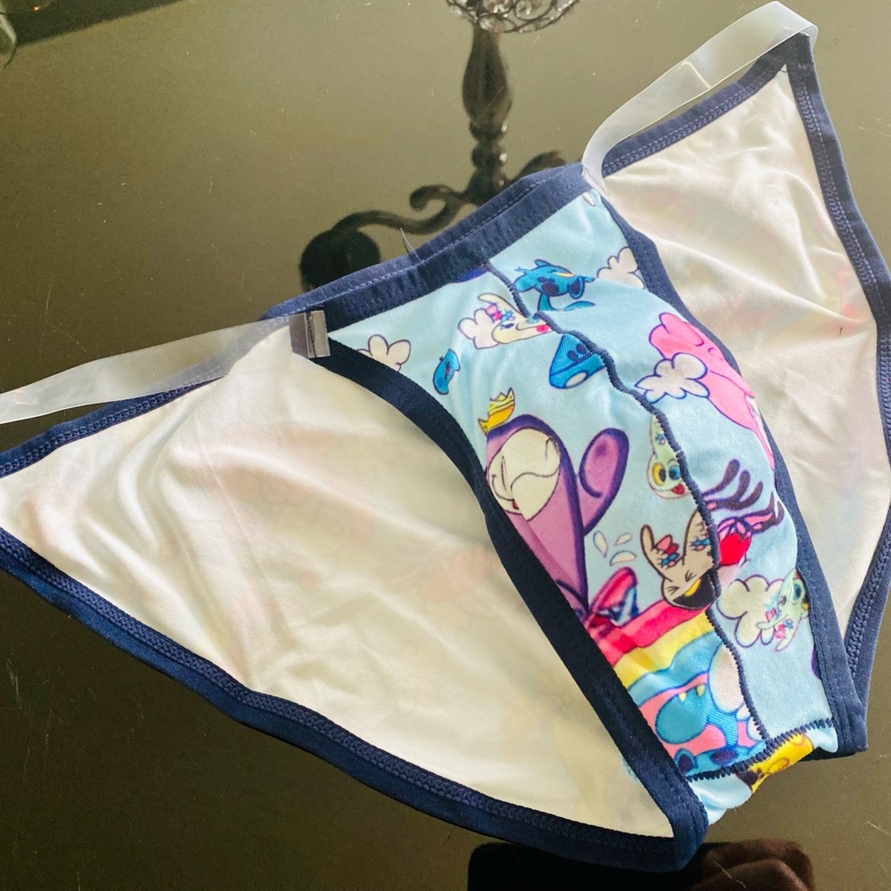 Men’s Cartoon Print Underwear - Blue